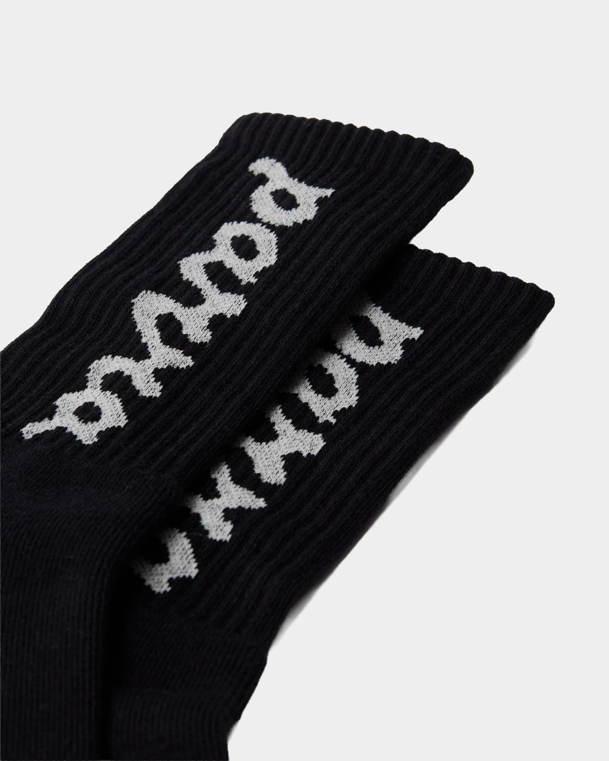 Parra Lowercase scriptlogo crew socks