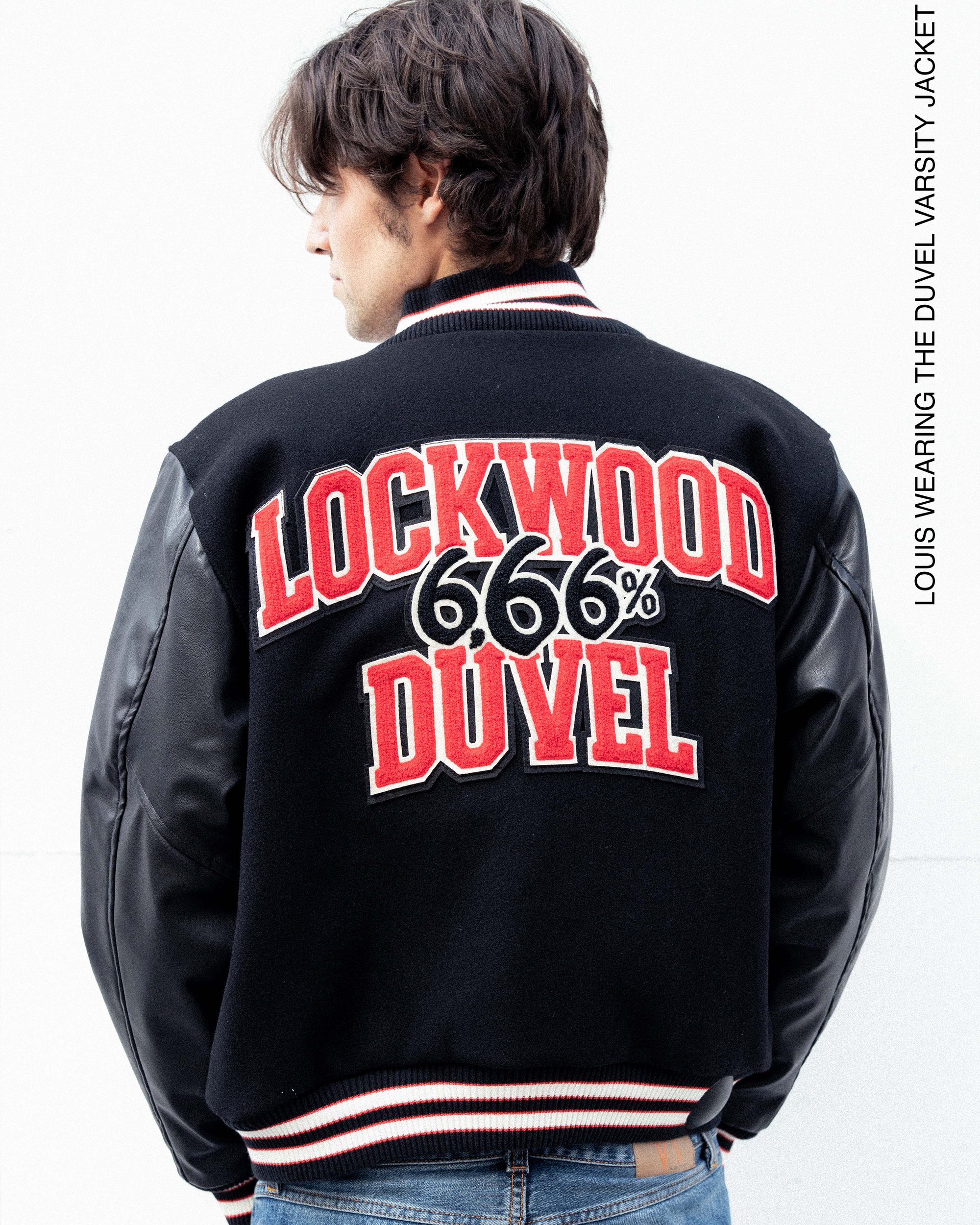 Lockwood X Duvel 666 Varsity jacket - Black