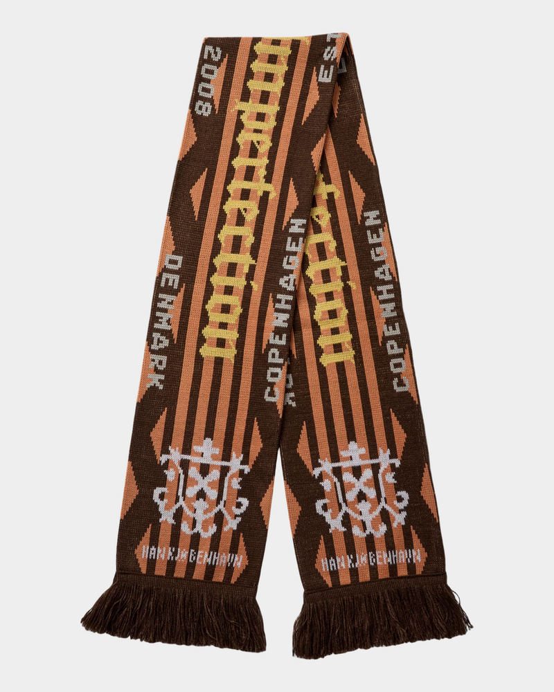 hankjobenhavn Han Kjobenhavn Club Scarf Dark Brown