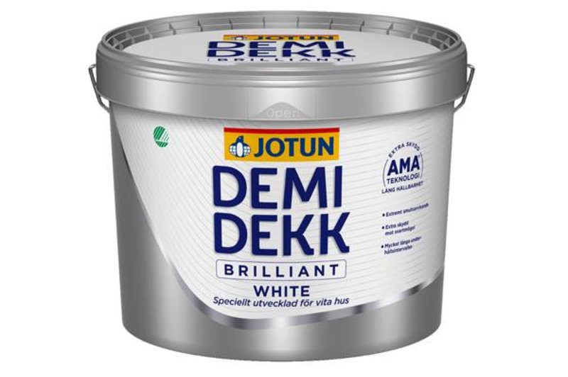 Jotun Demidekk Brilliant White - dekkende beits voor witte kleuren