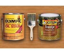 Olympic Water Repellent Oil Stain Overschilderen
