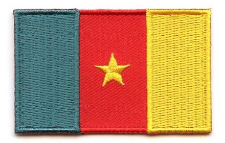vlag patch Kameroen