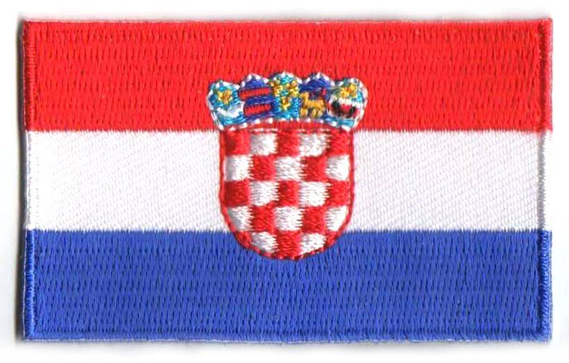 Sidekick Aufnäher Patch Kroatien Fahne Flagge