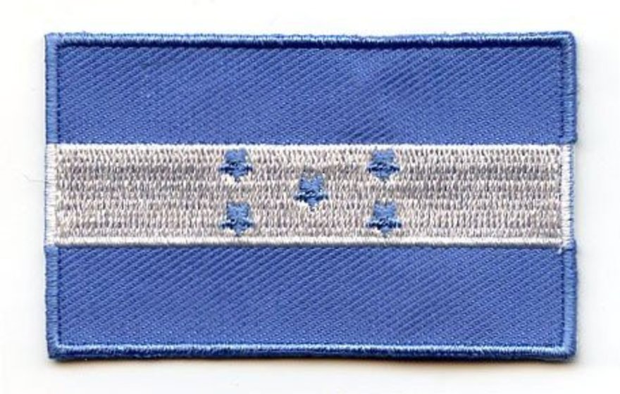 Honduras Flag embroidered iron-on Patch Honduran Emblem New