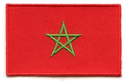 Vlag patch Marokko