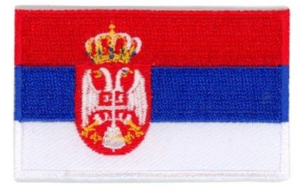 flag patch Serbia