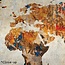 Sweet Living Canvas Wereldkaart Schilderij