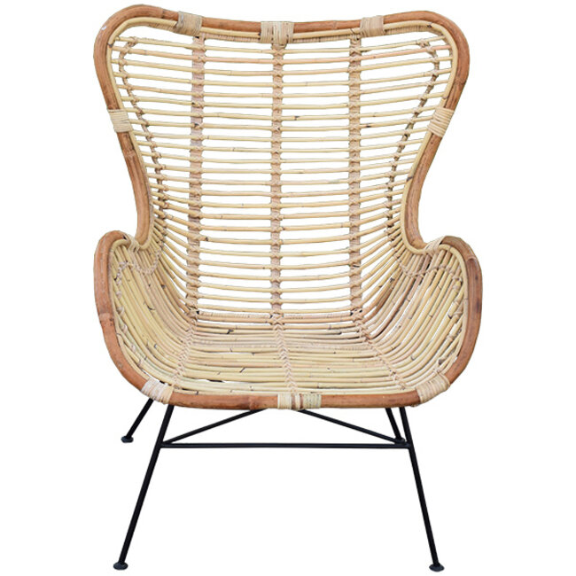 Sweet Living Rotan Vlinderstoel - 70x76xH90 cm