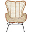 Sweet Living Rotan Vlinderstoel - 70x76xH90 cm