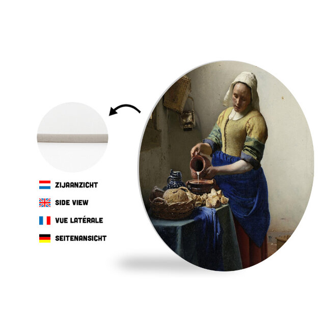 Sweet Living Wandcirkel Melkmeisje