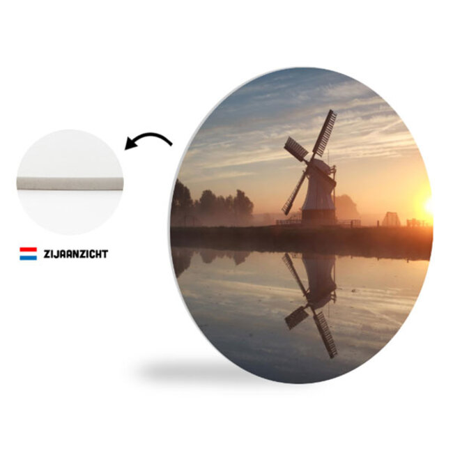 Sweet Living Wandcirkel Hollandse Windmolen