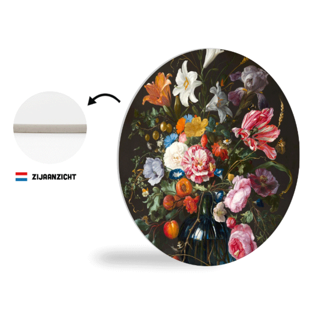 Sweet Living Wandcirkel Vase Of Flowers