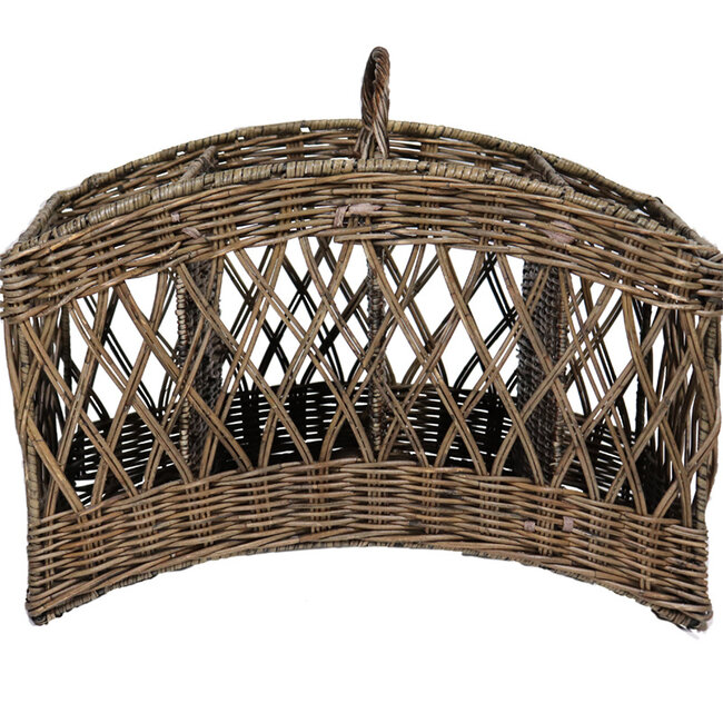 Sweet Living Rieten Lectuurmand - vier vakken