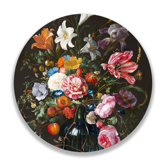 Sweet Living Wandcirkel Vase Of Flowers