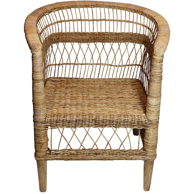 Sweet Living Rieten Fauteuil Babs - 73x70xH82 cm