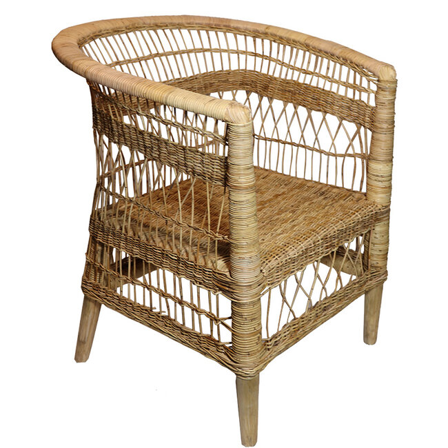 Sweet Living Rieten Fauteuil Babs - 73x70xH82 cm