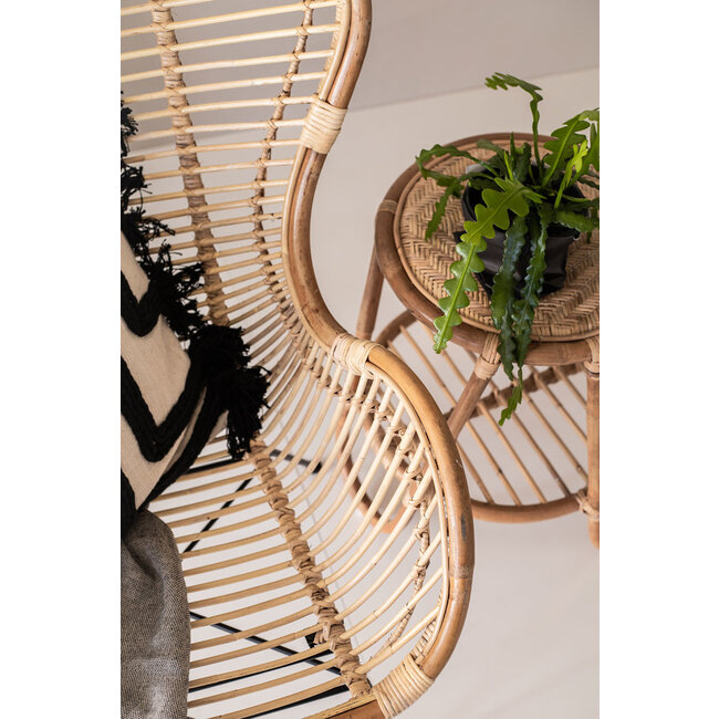 Sweet Living Rotan Vlinderstoel - 70x76xH90 cm