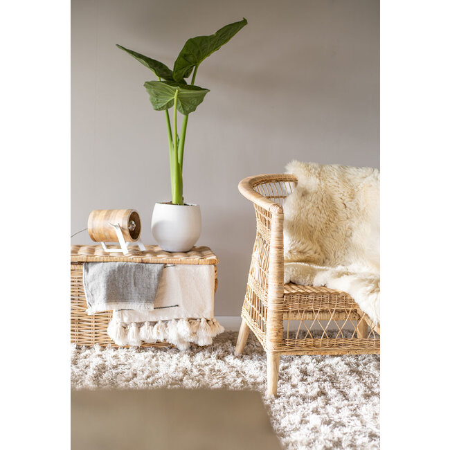 Sweet Living Rieten Fauteuil Babs - 73x70xH82 cm