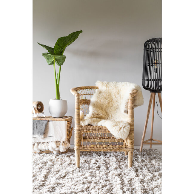 Sweet Living Rieten Fauteuil Babs - 73x70xH82 cm