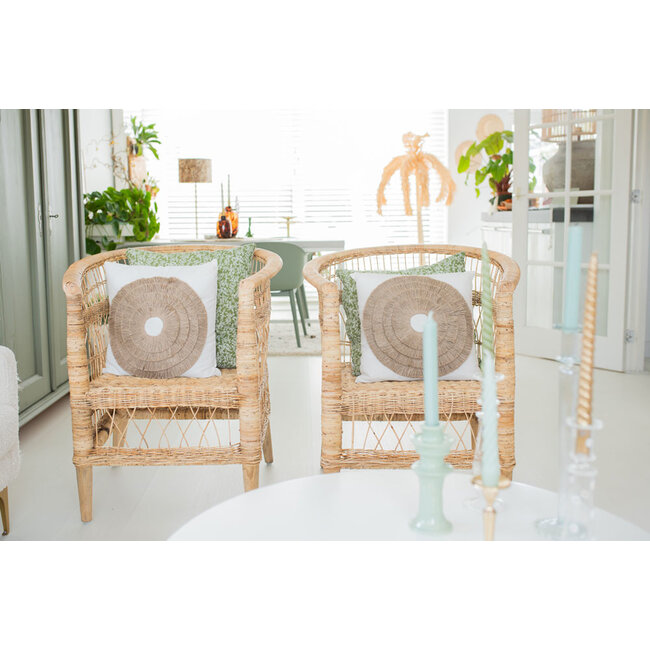 Sweet Living Rieten Fauteuil Babs - 73x70xH82 cm