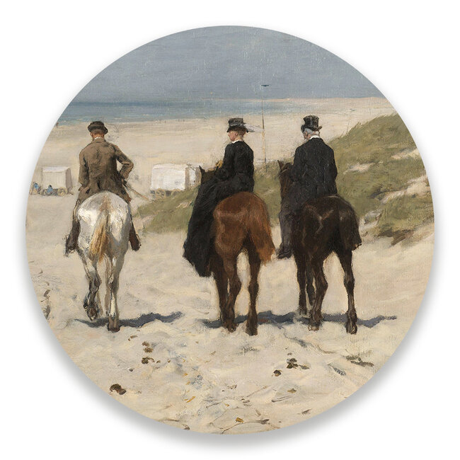 Sweet Living Wandcirkel Morgenrit aan het Strand