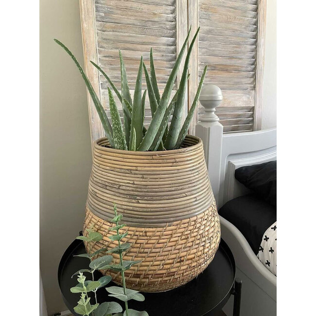 Sweet Living Bamboe Plantenmand - Ø40xH33 cm