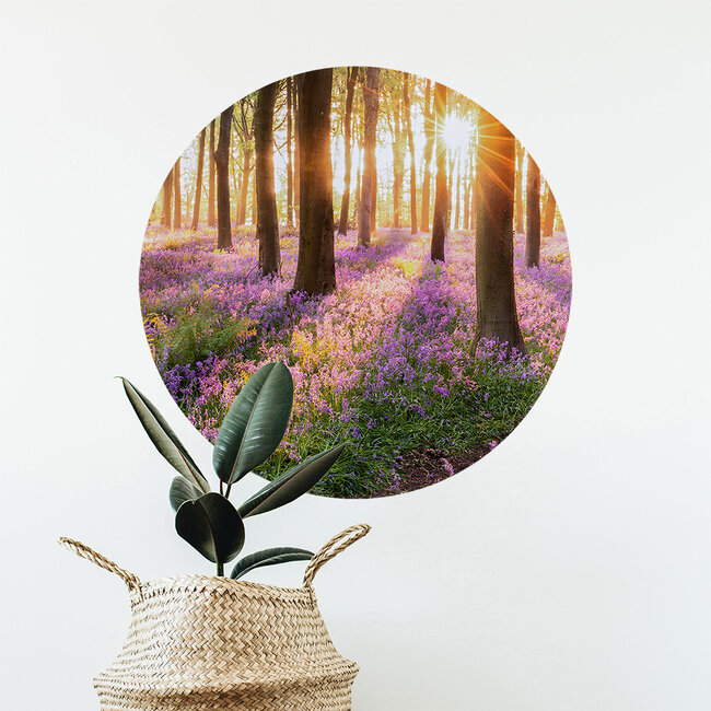 Sweet Living Muursticker Bloemen in het Bos