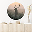 Sweet Living Muursticker Edelhert in de Mist