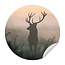 Sweet Living Muursticker Edelhert in de Mist
