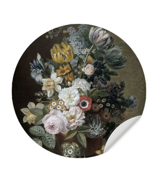 Sweet Living Muursticker Stilleven met Bloemen