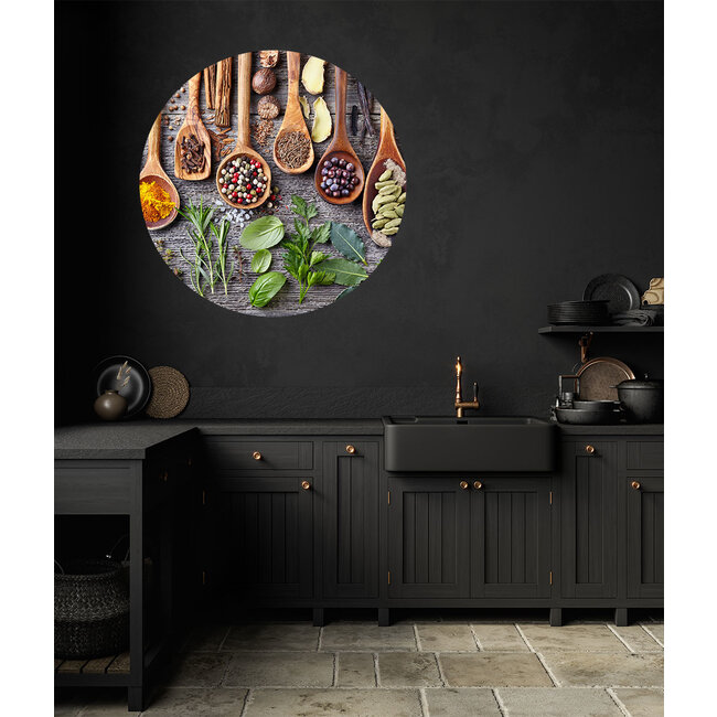 Sweet Living Muursticker Kruiden & Specerijen