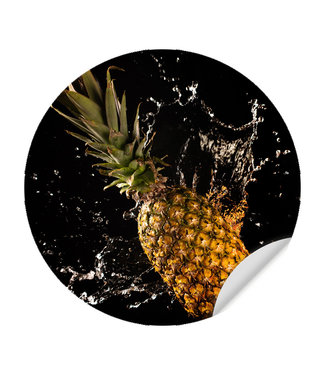 Sweet Living Muursticker Pineapple