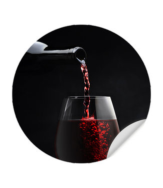 Sweet Living Behangcirkel Glas of Wine