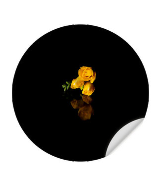 Sweet Living Behangcirkel Yellow Roses