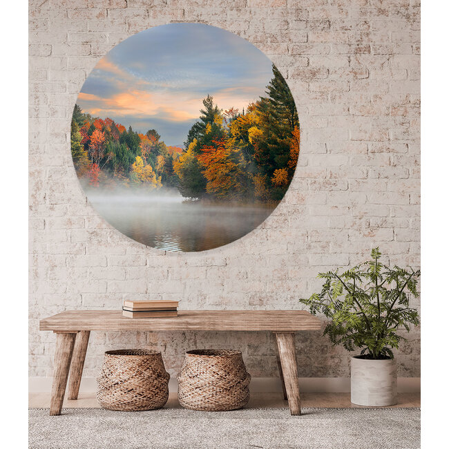 Sweet Living Muursticker Foggy Lake