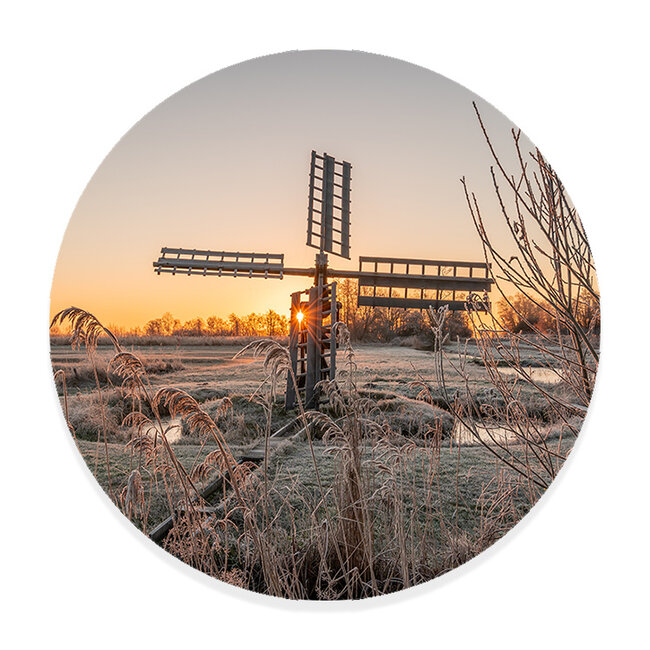 Sweet Living Muursticker Oude Poldermolen