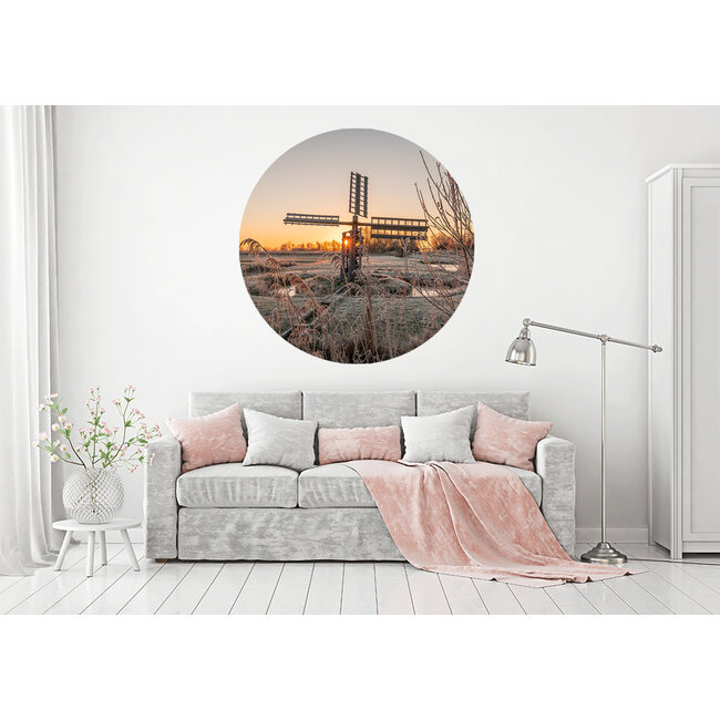 Sweet Living Muursticker Oude Poldermolen
