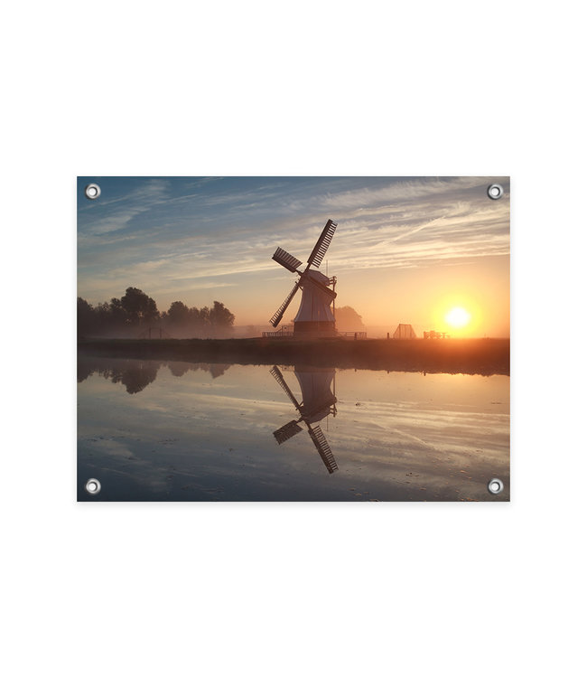 Sweet Living Tuinposter Hollandse Windmolen