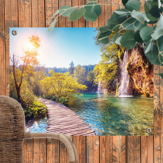 Sweet Living Tuinposter Waterfall