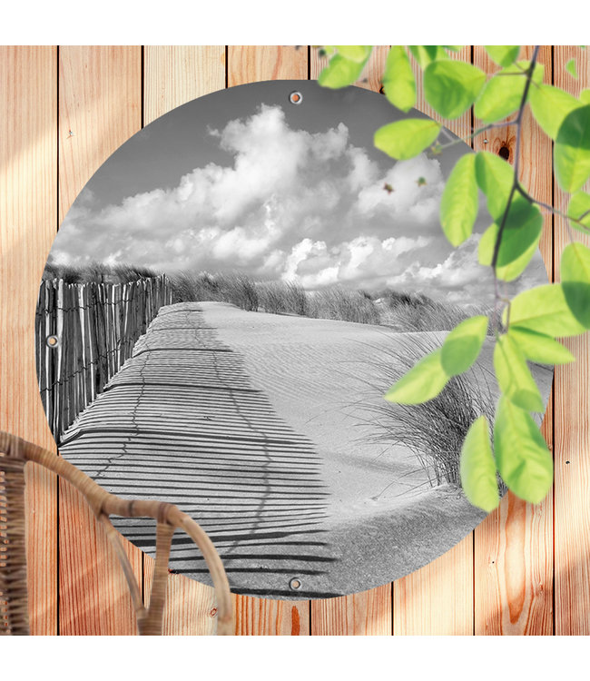 Sweet Living Ronde Tuinposter Beach Scene