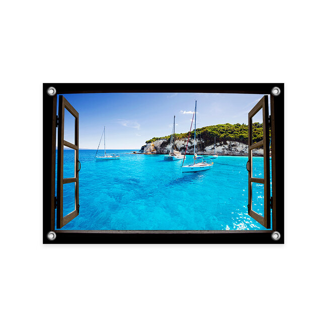 Sweet Living Tuinposter Doorkijk Antipaxi