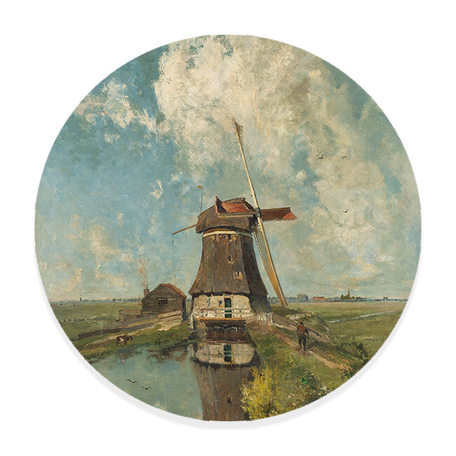 Sweet Living Wandcirkel Molen aan Poldervaart