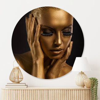 Sweet Living Wandcirkel Golden Lady