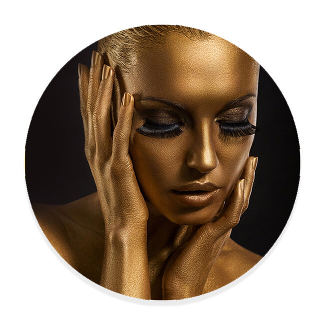 Sweet Living Wandcirkel Golden Lady