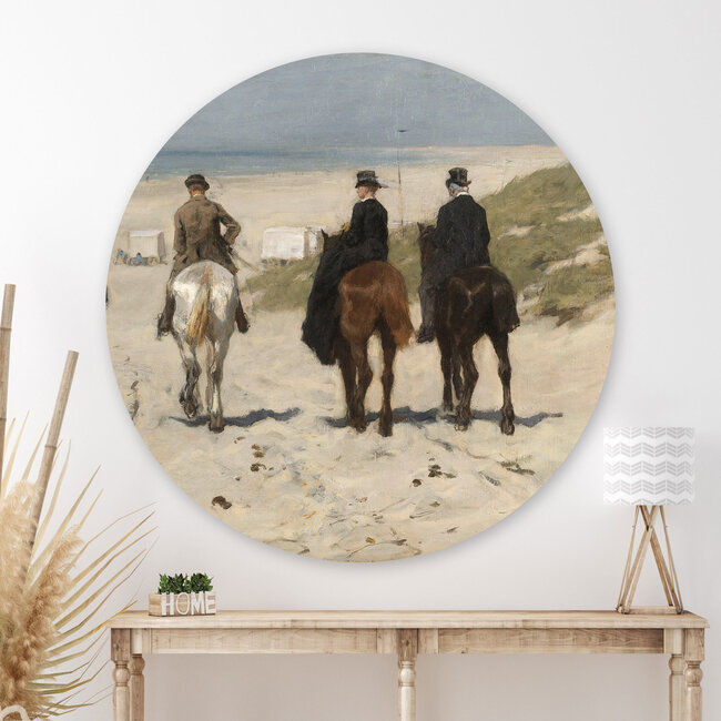 Sweet Living Wandcirkel Morgenrit aan het Strand
