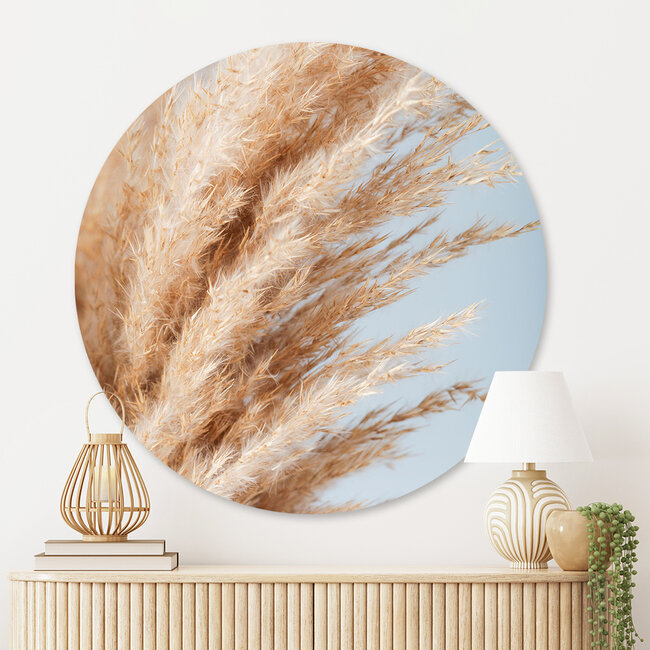 Sweet Living Wandcirkel Soft Pampas