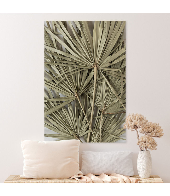 Sweet Living Schilderij Palmleaves Pattern