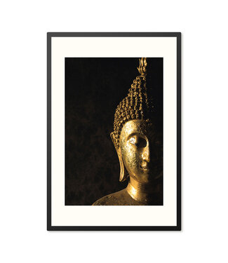 Sweet Living Poster in lijst Gouden Boeddha