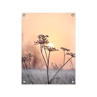 Sweet Living Tuinposter Snowy Sunset