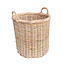 Sweet Living Hoge Ronde Mand Naturel - Rotan Plantenmand